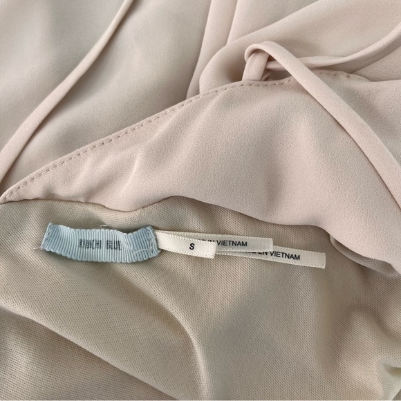 SOLD - Urban Outfitters Strappy Chiffon Skater Dress in Creme Size S - Picture 9 of 10